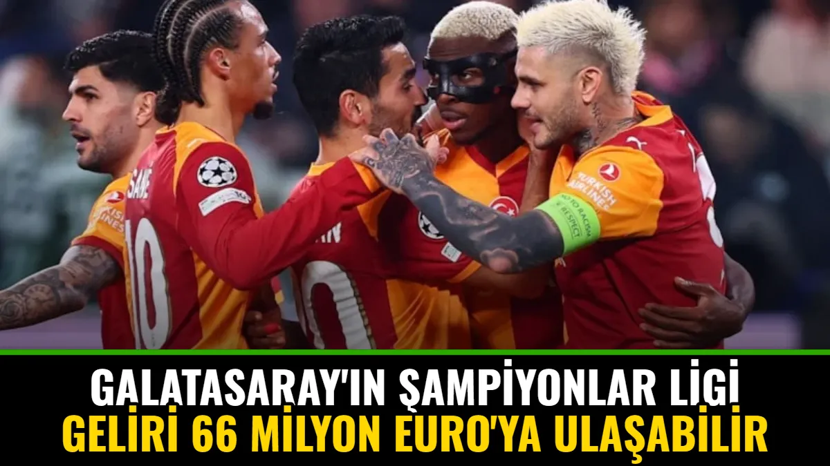 Galatasaray'ın Şampiyonlar Ligi Geliri 66 Milyon Euro'ya Ulaşabilir