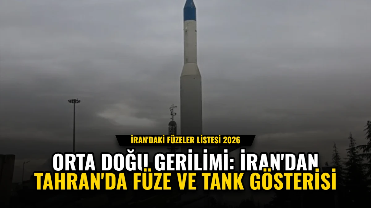 Orta Doğu Gerilimi: İran'dan Tahran'da Füze ve Tank Gösterisi